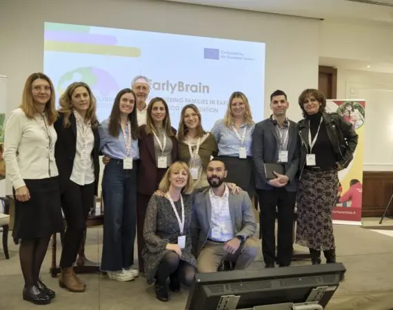 EarlyBrain partners and speakers at the event